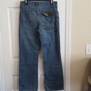 Quicksilver skater jeans with camo detail